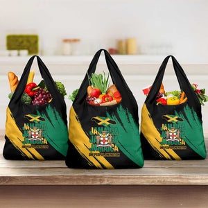 Jumieka Independence Day Grocery Bag Jamaica One People, One Nation