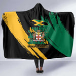 Jumieka Independence Day Hooded Blanket Jamaica One People, One Nation