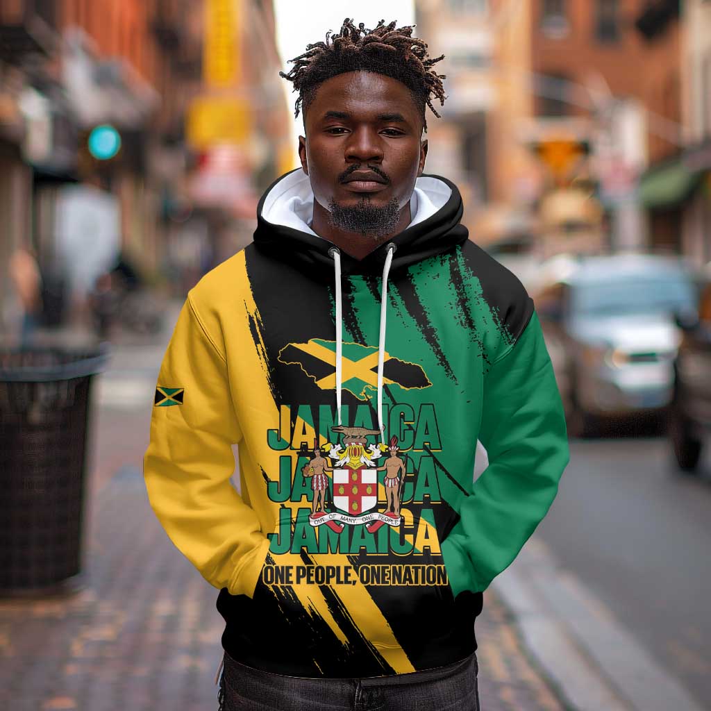 Jumieka Independence Day Hoodie Jamaica One People, One Nation