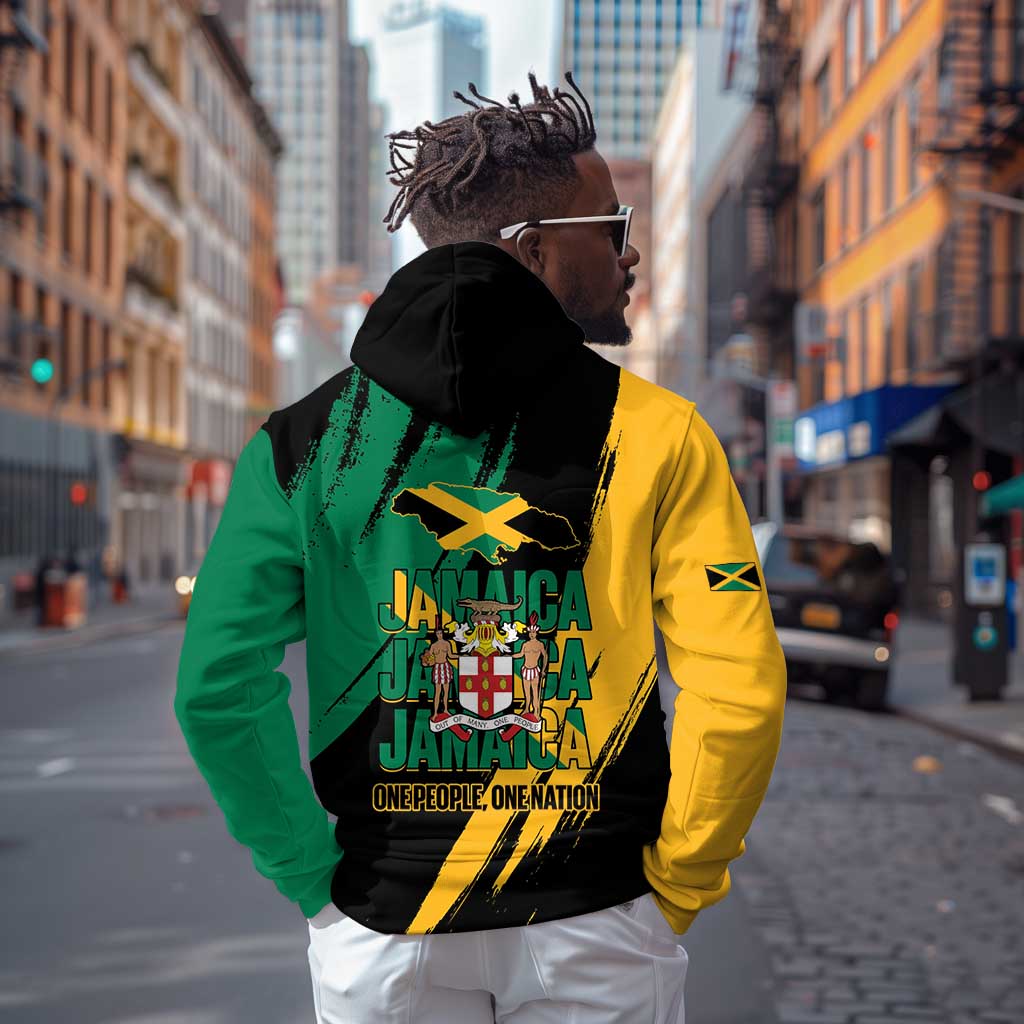 Jumieka Independence Day Hoodie Jamaica One People, One Nation