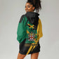 Jumieka Independence Day Hoodie Dress Jamaica One People, One Nation