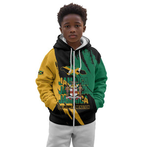 Jumieka Independence Day Kid Hoodie Jamaica One People, One Nation
