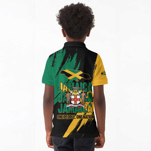 Jumieka Independence Day Kid Polo Shirt Jamaica One People, One Nation