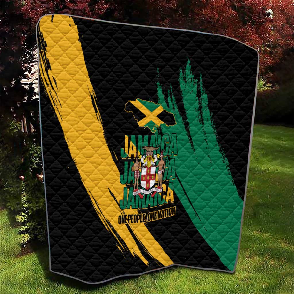 Jumieka Independence Day Quilt Jamaica One People, One Nation