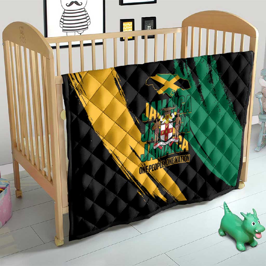 Jumieka Independence Day Quilt Jamaica One People, One Nation