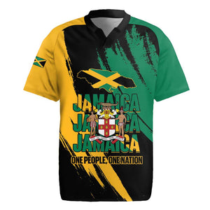 Jumieka Independence Day Rugby Jersey Jamaica One People, One Nation