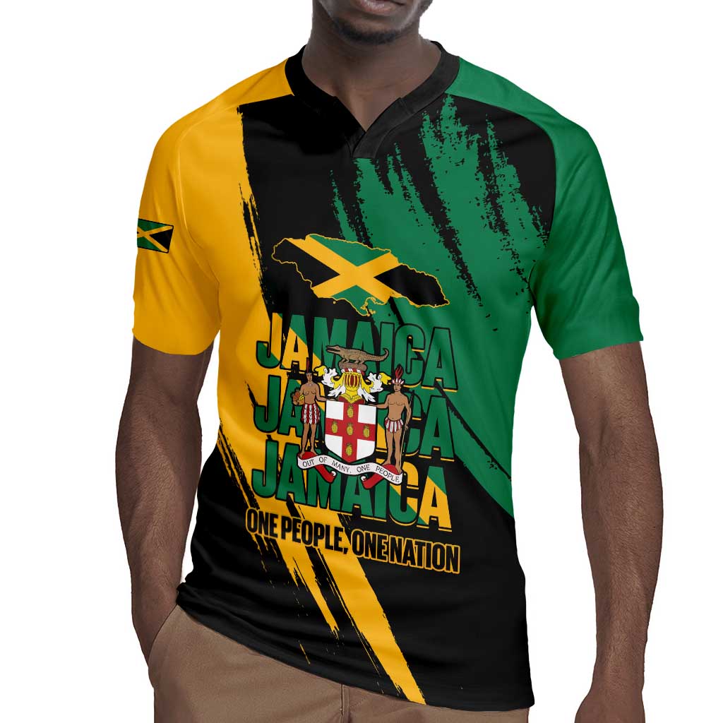 Jumieka Independence Day Rugby Jersey Jamaica One People, One Nation