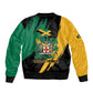 Jumieka Independence Day Sleeve Zip Bomber Jacket Jamaica One People, One Nation