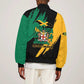 Jumieka Independence Day Sleeve Zip Bomber Jacket Jamaica One People, One Nation