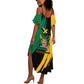 Jumieka Independence Day Summer Maxi Dress Jamaica One People, One Nation