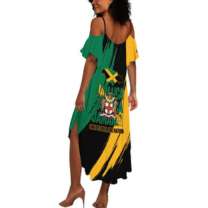 Jumieka Independence Day Summer Maxi Dress Jamaica One People, One Nation