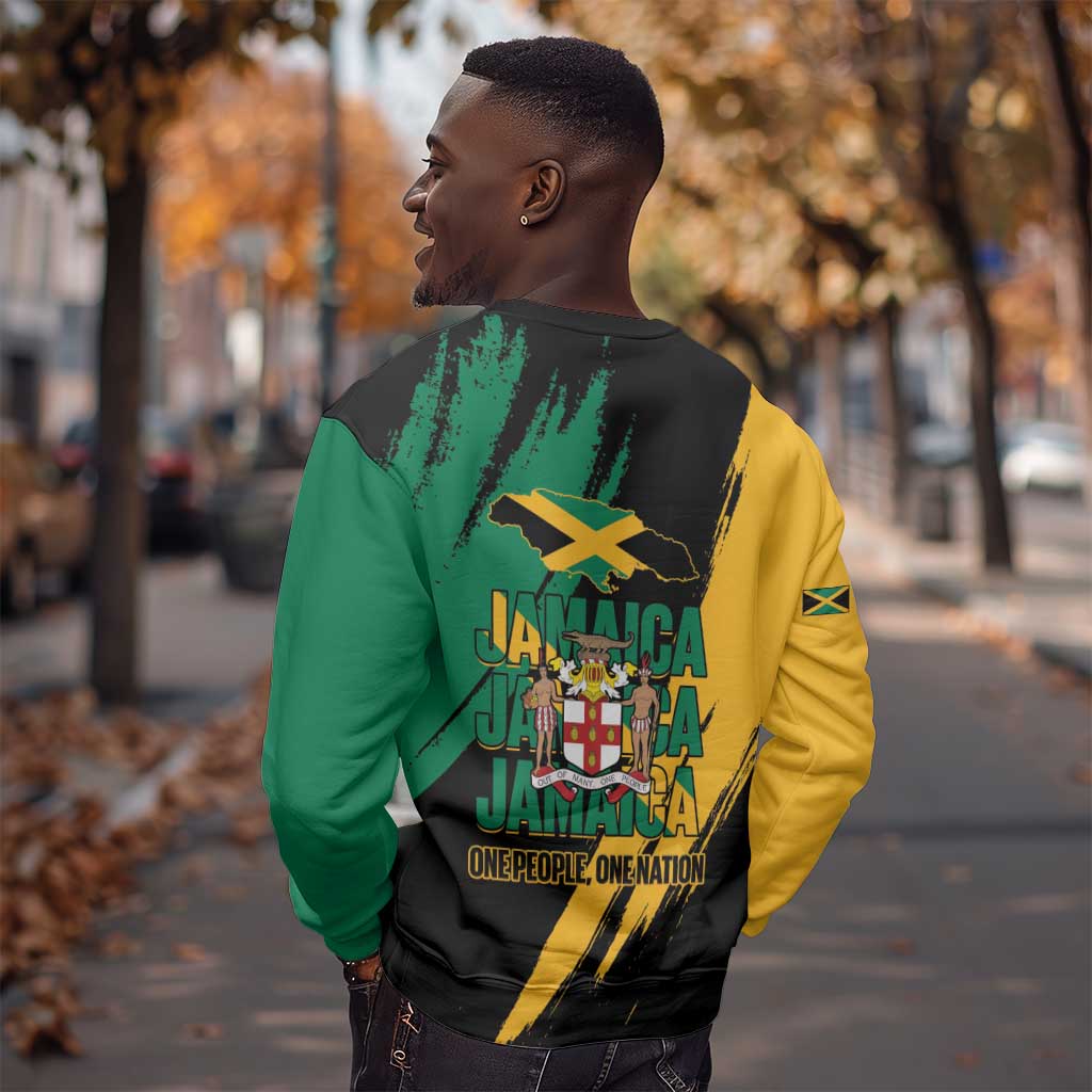 Jumieka Independence Day Sweatshirt Jamaica One People, One Nation