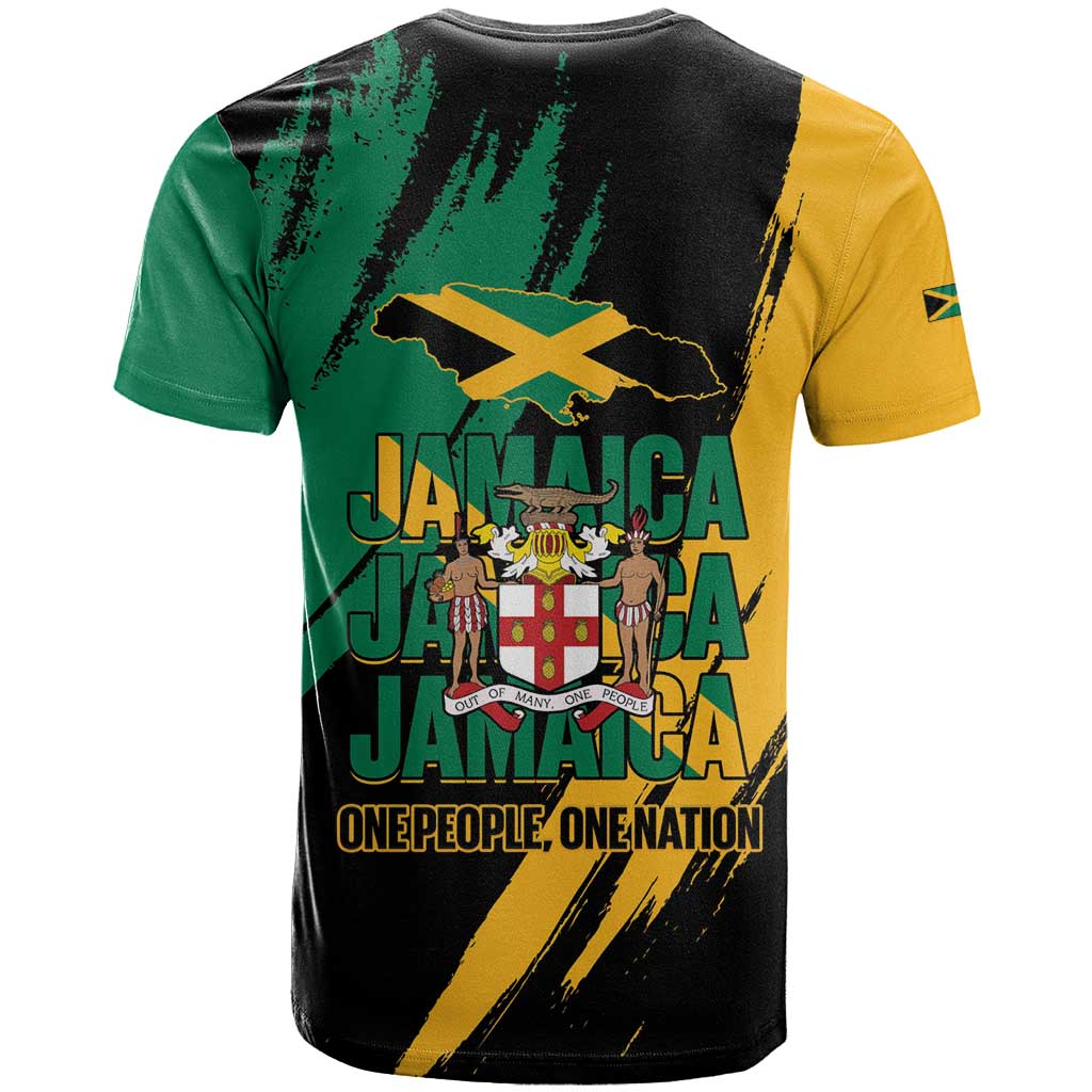Jumieka Independence Day T shirt Jamaica One People, One Nation