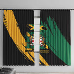 Jumieka Independence Day Window Curtain Jamaica One People, One Nation