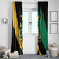 Jumieka Independence Day Window Curtain Jamaica One People, One Nation