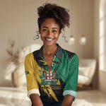 Jumieka Independence Day Women Casual Shirt Jamaica One People, One Nation