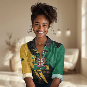 Jumieka Independence Day Women Casual Shirt Jamaica One People, One Nation