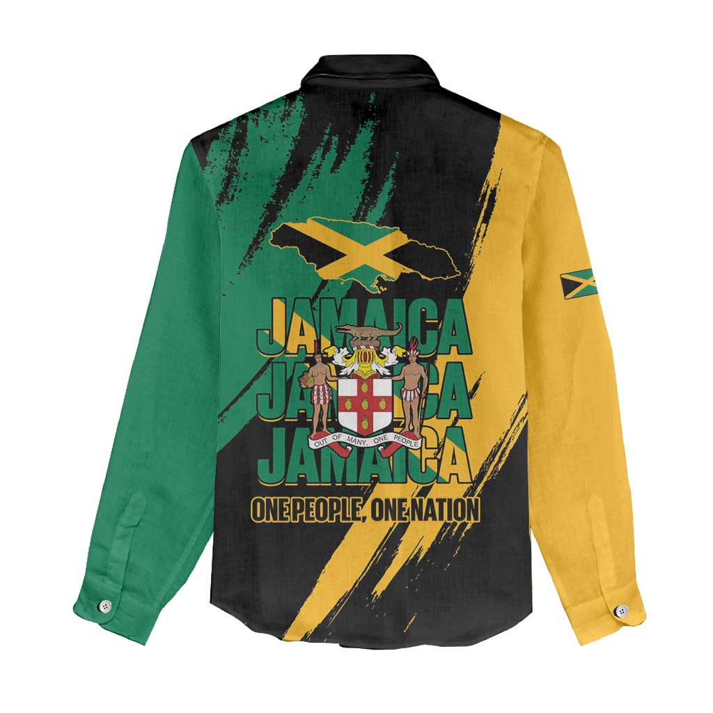 Jumieka Independence Day Women Casual Shirt Jamaica One People, One Nation
