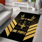 Jumieka Independence Day Area Rug Out Of Many, One People Gold Color