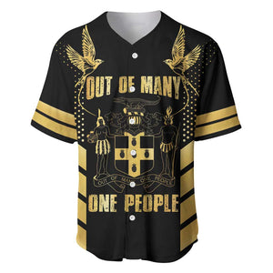 Jumieka Independence Day Baseball Jersey Out Of Many, One People Gold Color