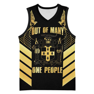 Jumieka Independence Day Basketball Jersey Out Of Many, One People Gold Color - African Pride