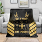 Jumieka Independence Day Blanket Out Of Many, One People Gold Color