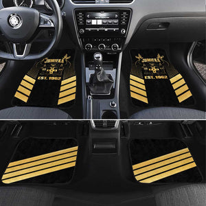 Jumieka Independence Day Car Mats Out Of Many, One People Gold Color