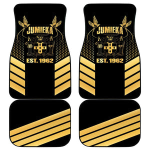 Jumieka Independence Day Car Mats Out Of Many, One People Gold Color