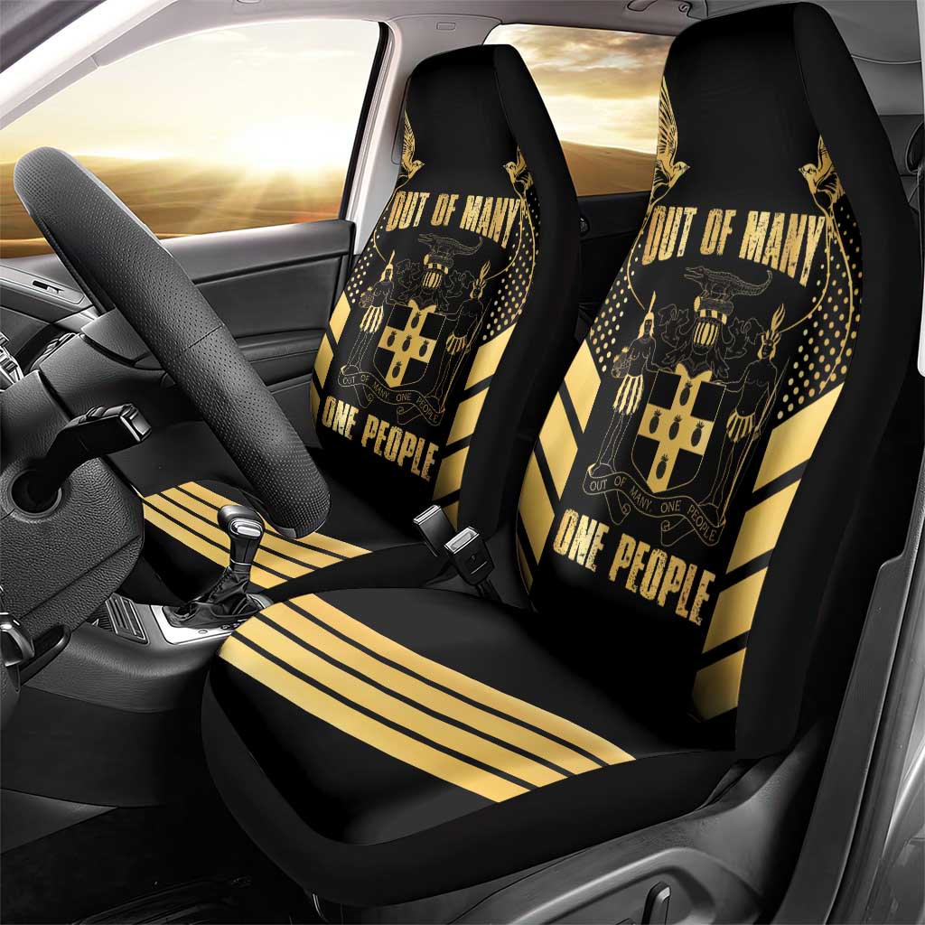 Jumieka Independence Day Car Seat Cover Out Of Many, One People Gold Color