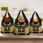 Jumieka Independence Day Grocery Bag Out Of Many, One People Gold Color