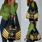 Jumieka Independence Day Grocery Bag Out Of Many, One People Gold Color