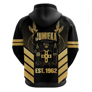 Jumieka Independence Day Hoodie Out Of Many, One People Gold Color