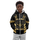 Jumieka Independence Day Kid Hoodie Out Of Many, One People Gold Color
