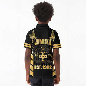 Jumieka Independence Day Kid Polo Shirt Out Of Many, One People Gold Color