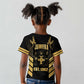 Jumieka Independence Day Kid T shirt Out Of Many, One People Gold Color