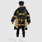 Jumieka Independence Day Kid Wearable Blanket Hoodie Out Of Many, One People Gold Color