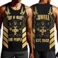 Jumieka Independence Day Men Tank Top Out Of Many, One People Gold Color