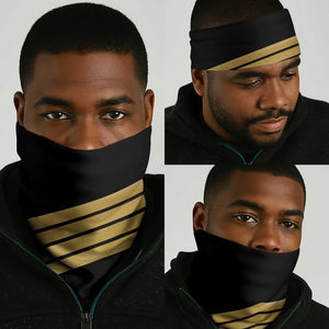 Jumieka Independence Day Neck Gaiter Out Of Many, One People Gold Color - African Pride