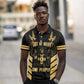 Jumieka Independence Day Polo Shirt Out Of Many, One People Gold Color