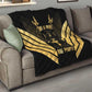Jumieka Independence Day Quilt Out Of Many, One People Gold Color
