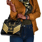 Jumieka Independence Day Shoulder Handbag Out Of Many, One People Gold Color