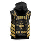Jumieka Independence Day Sleeveless Zip Hoodie Out Of Many, One People Gold Color - African Pride