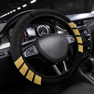 Jumieka Independence Day Steering Wheel Cover Out Of Many, One People Gold Color