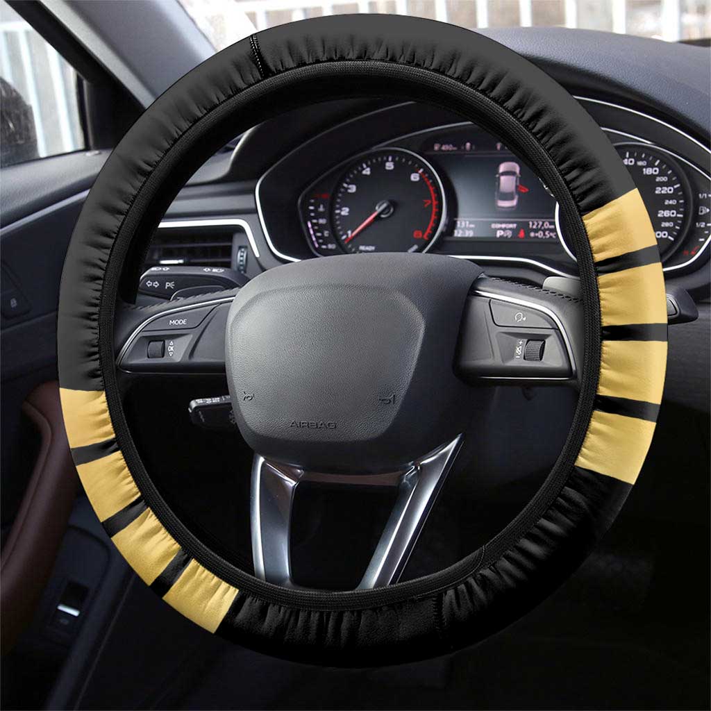 Jumieka Independence Day Steering Wheel Cover Out Of Many, One People Gold Color
