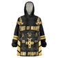 Jumieka Independence Day Wearable Blanket Hoodie Out Of Many, One People Gold Color