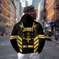 Jumieka Independence Day Zip Hoodie Out Of Many, One People Gold Color