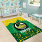 Custom Afro Jamaica Cricket Area Rug Go Champions Tallawahs Grunge Style
