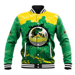Custom Afro Jamaica Cricket Baseball Jacket Go Champions Tallawahs Grunge Style