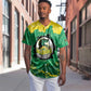 Custom Afro Jamaica Cricket Baseball Jersey Go Champions Tallawahs Grunge Style