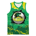 Custom Afro Jamaica Cricket Basketball Jersey Go Champions Tallawahs Grunge Style - African Pride